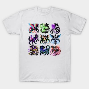 Mythical Pride Creatures Collection T-Shirt